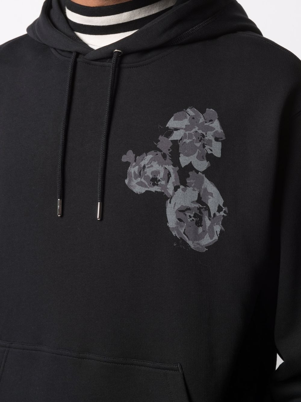 floral-print hoodie - 5