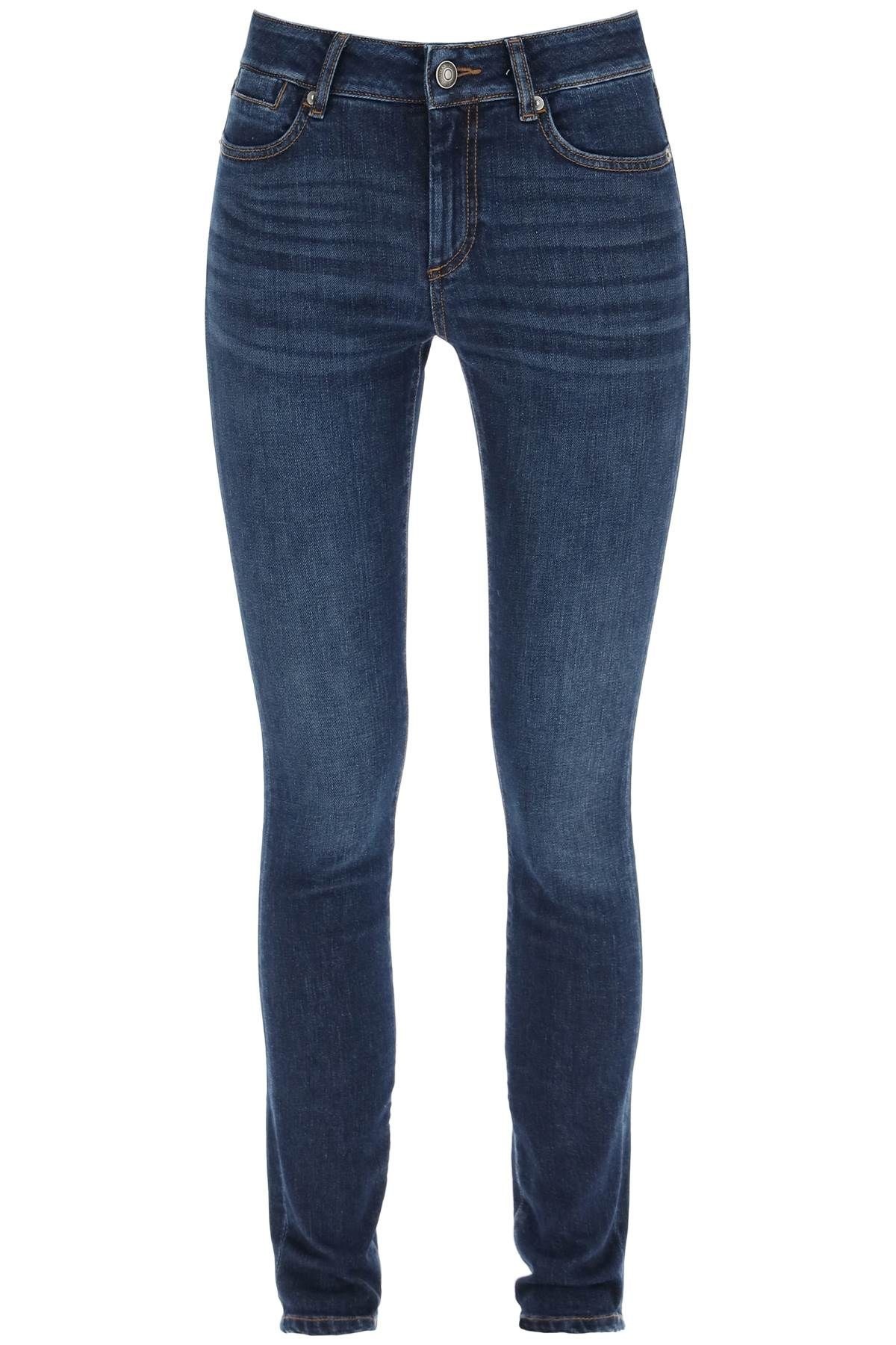 SKINNY JEANS IN INDIGO DENIM - 1