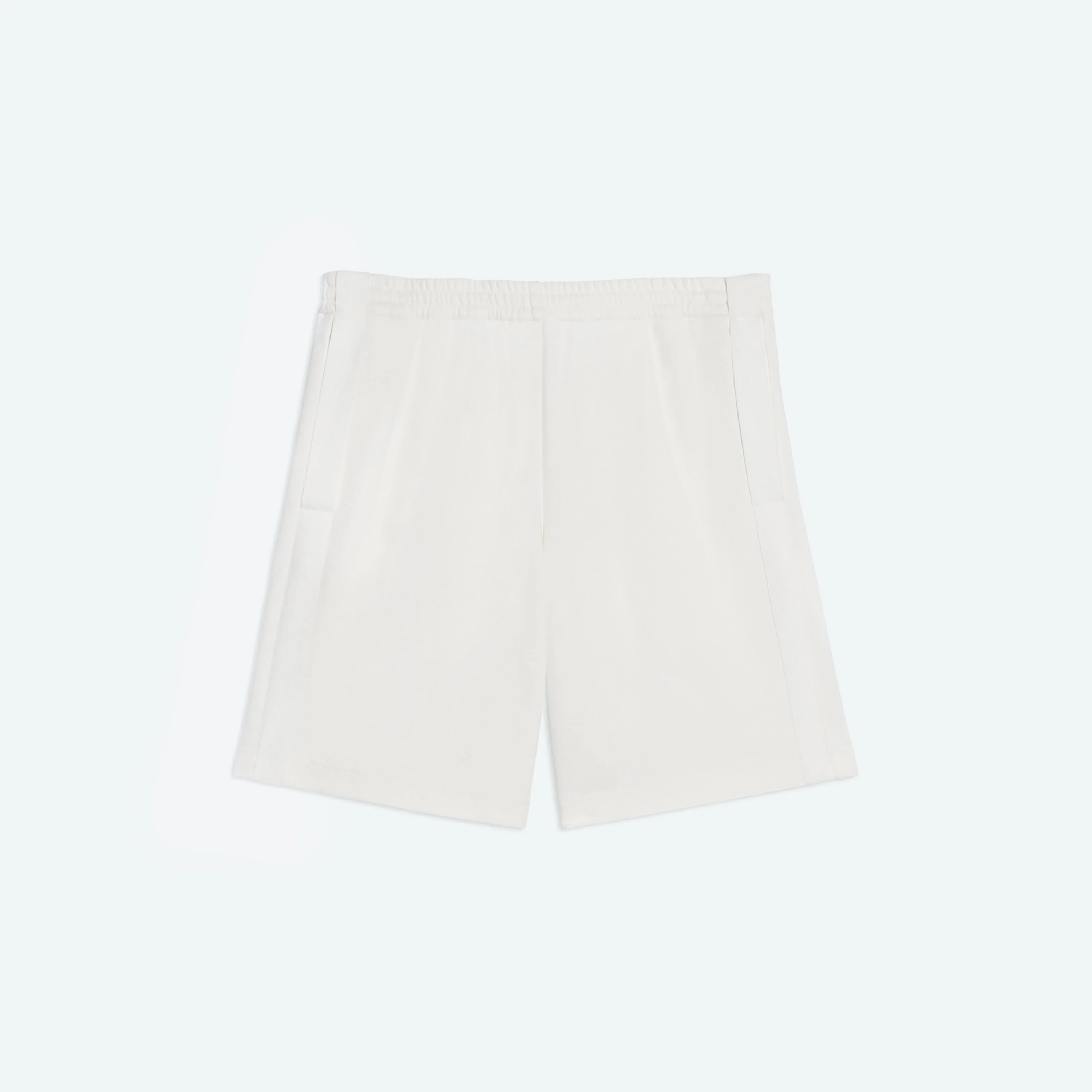 COTTON FLEECE SEATBELT SHORTS - 1