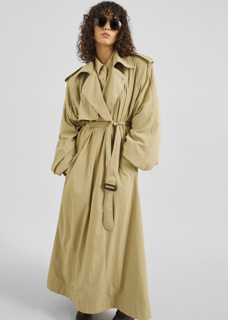 Elsdon Fluid Long Trench - Camel 8