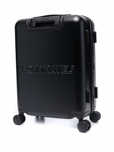 Off-White Arrow motif cabin trolley case outlook