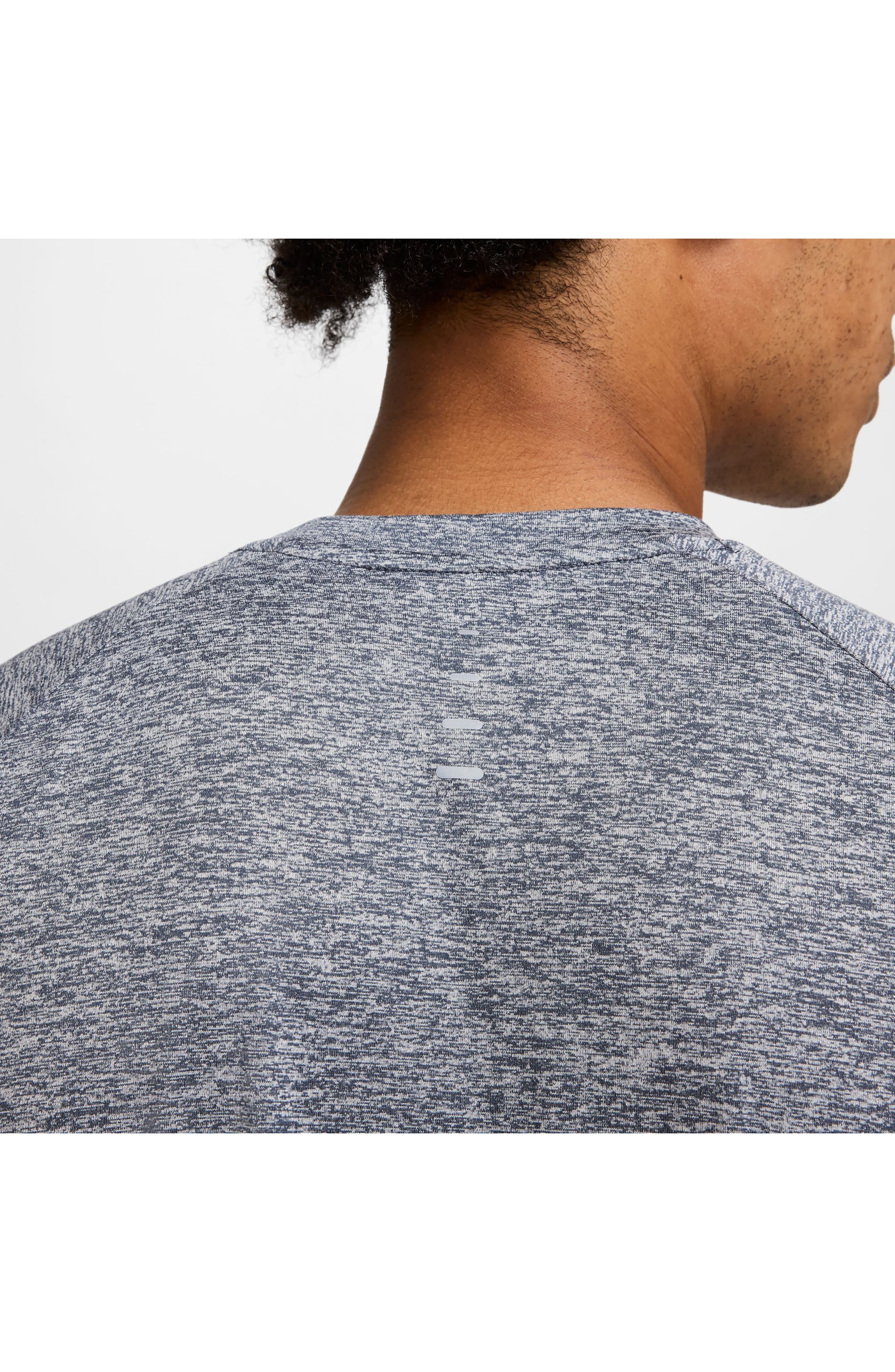 Nike Stride Dri-FIT ADV Running T-Shirt in Thunder Blue/Heather at Nordstrom - 5