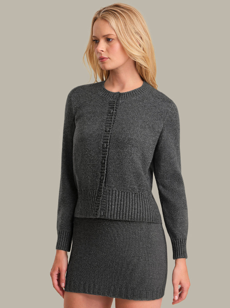 525 america Alena: Crewneck Cardigan outlook
