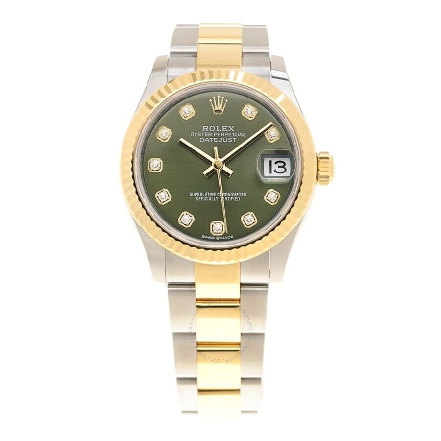 Rolex Datejust 31 Automatic Diamond Green Dial Ladies Watch 278273GNDO - 3