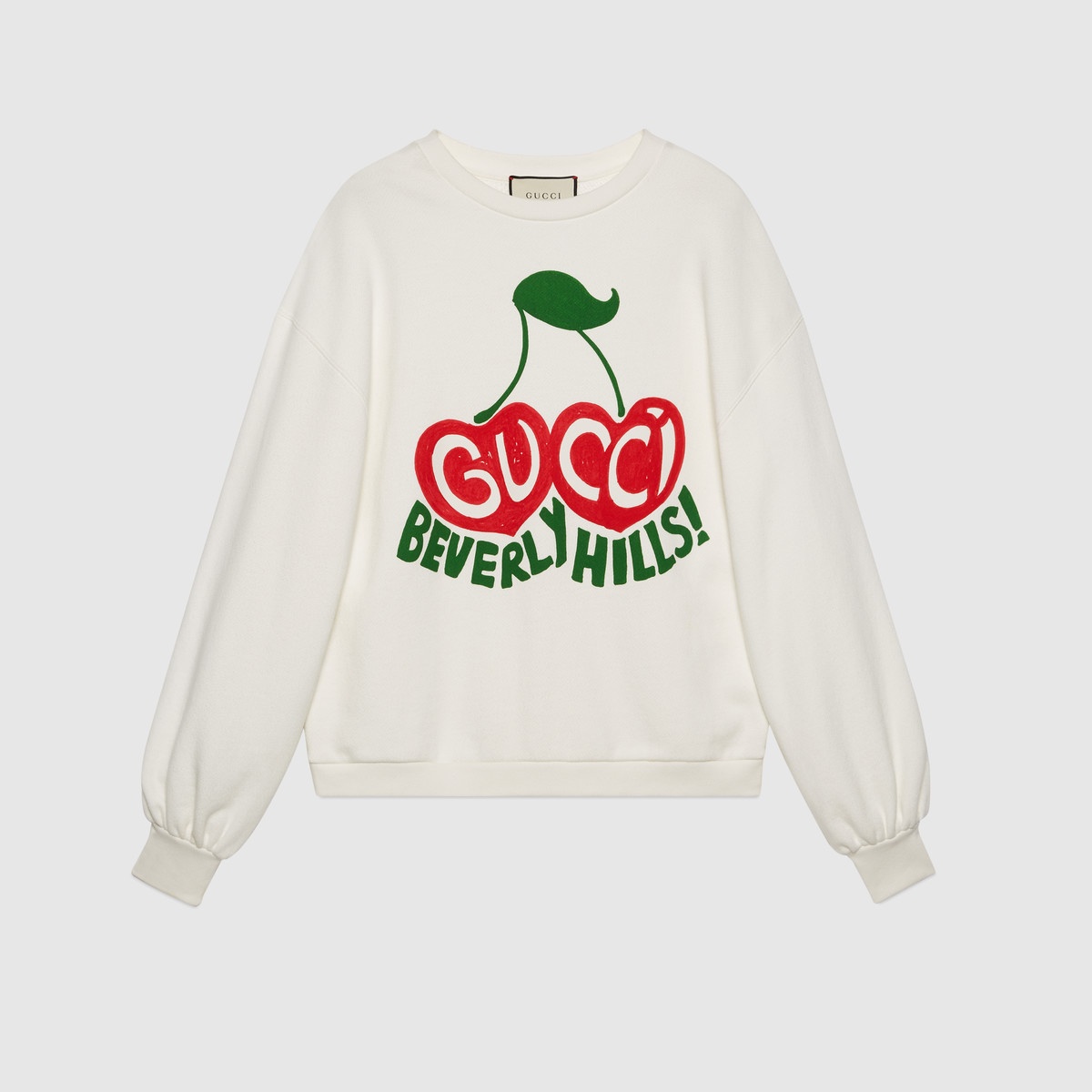 Gucci "Beverly Hills" cherry print sweatshirt - 1