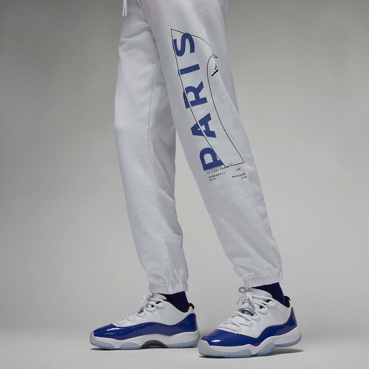 (WMNS) Air Jordan x PSG Fleece Pant 'White' DN3461-100 - 3