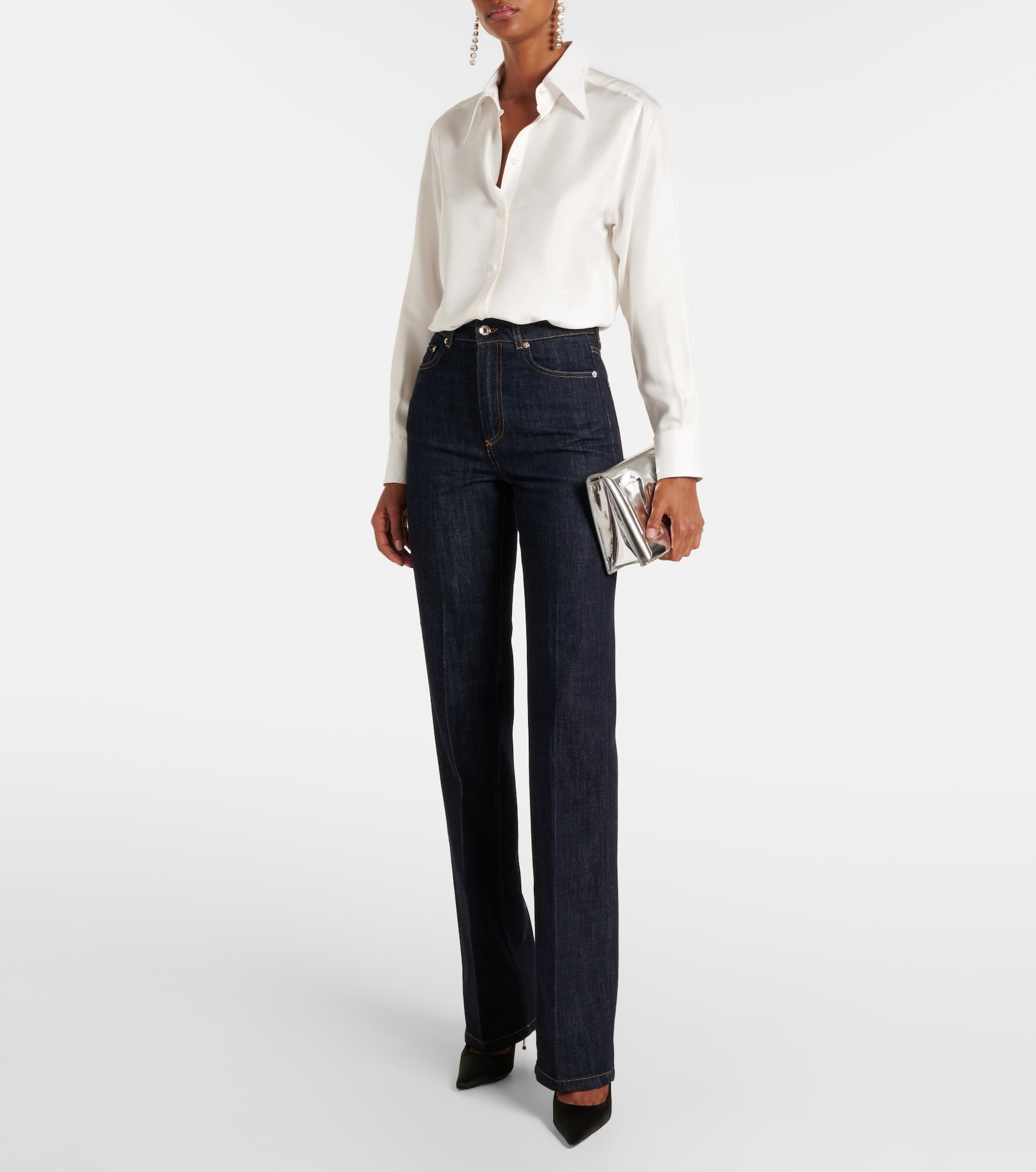 High-rise straight jeans - 2