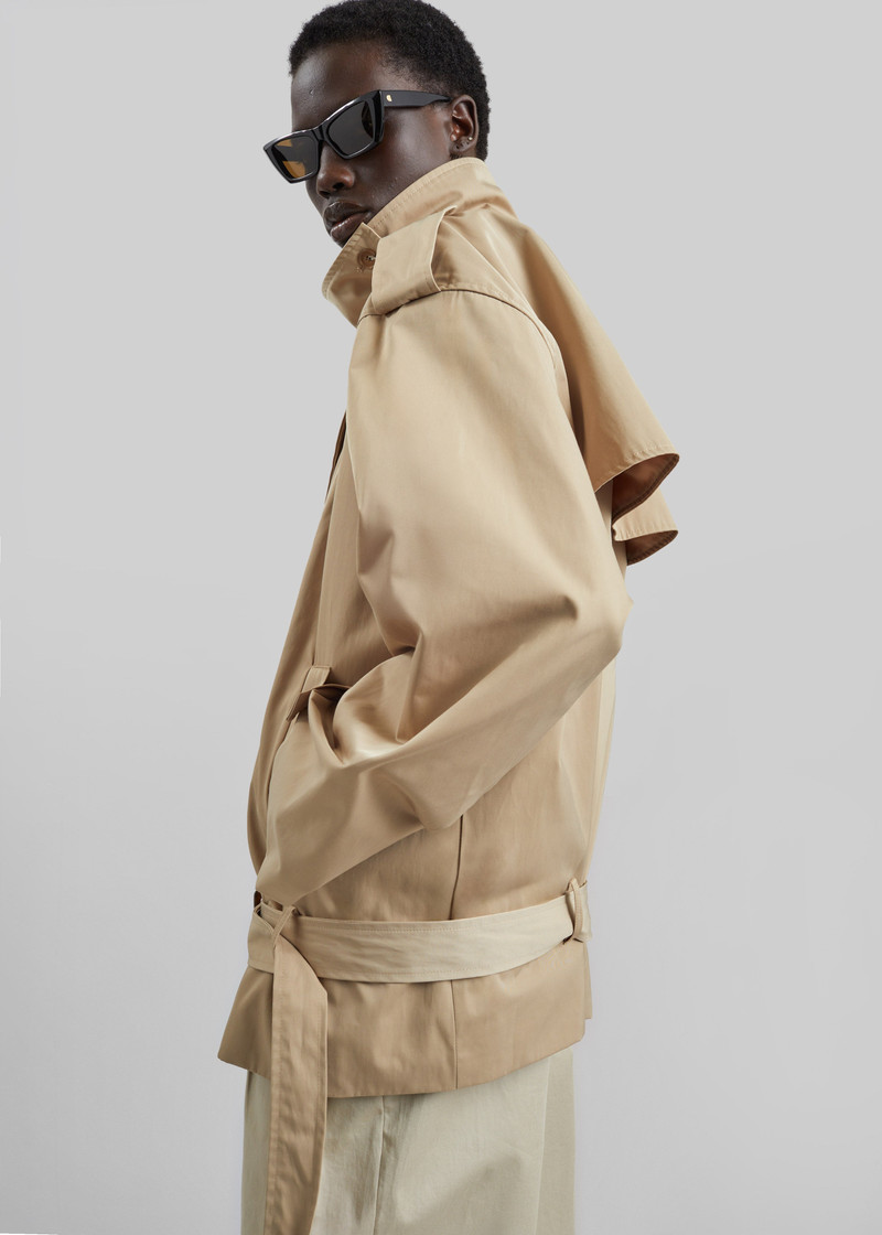 Virar Short Trench - Beige 7