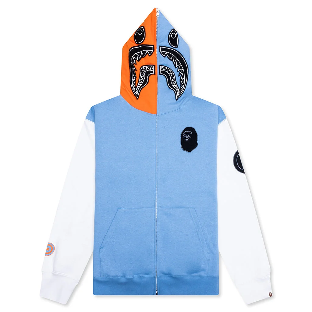 SHARK FULL ZIP HOODIE INDONESIA - BLUE - 1