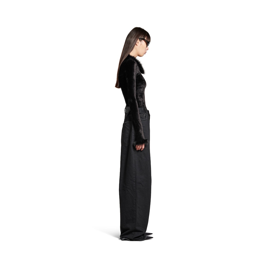 Women's Stretch Top in Black - 3