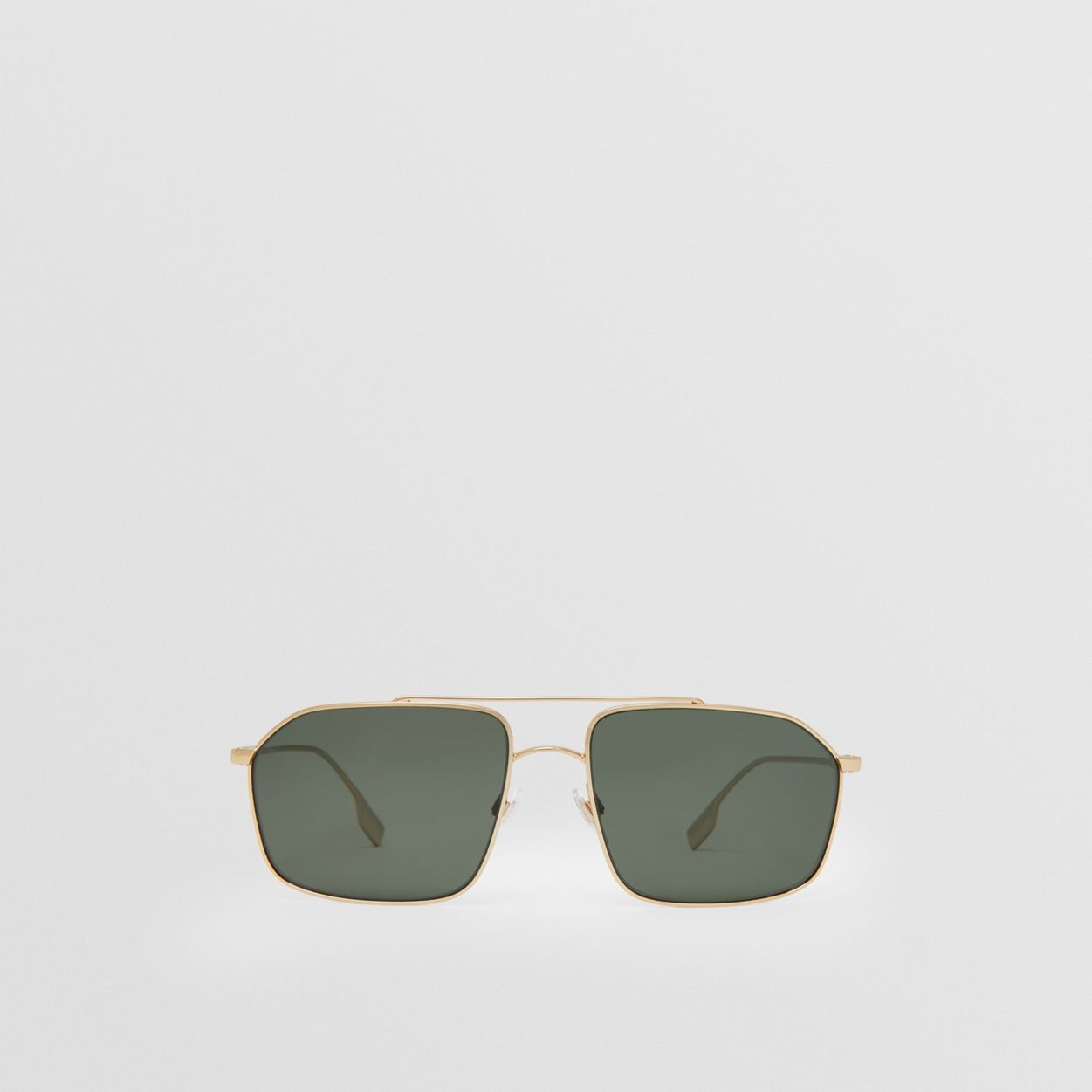 Icon Stripe Detail Navigator Sunglasses - 1