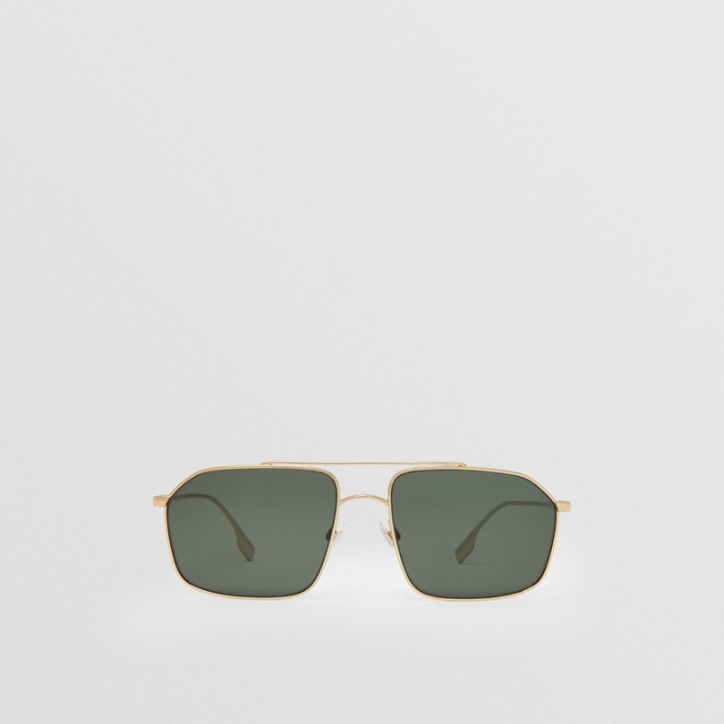 Icon Stripe Detail Navigator Sunglasses 1