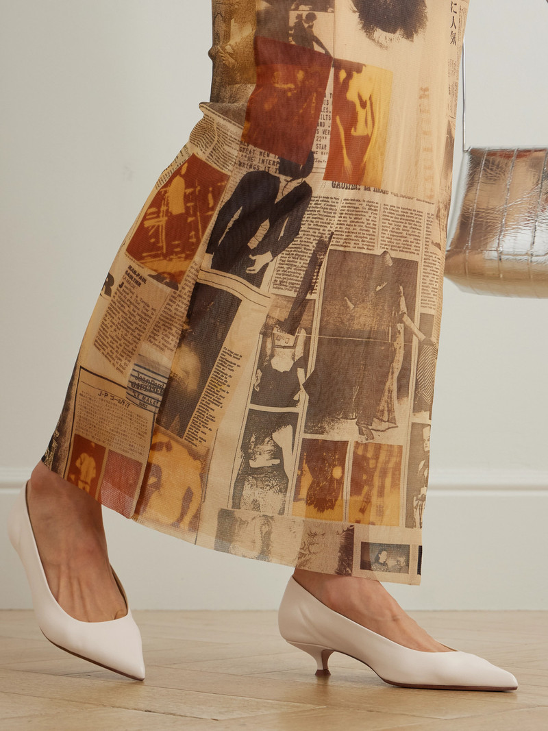 Aeyde Cari Leather Pumps outlook