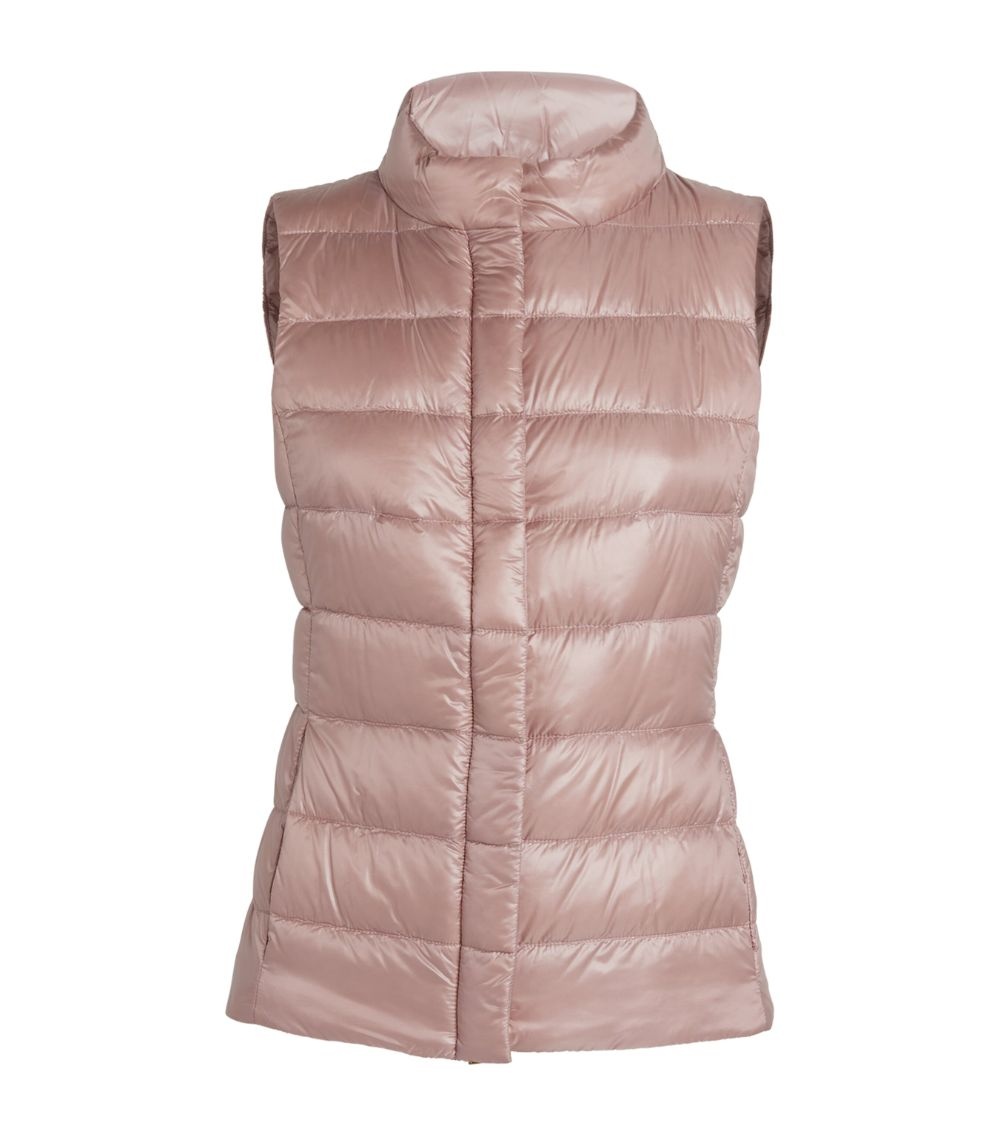 Herno Quilted Giulia Gilet harrods REVERSIBLE