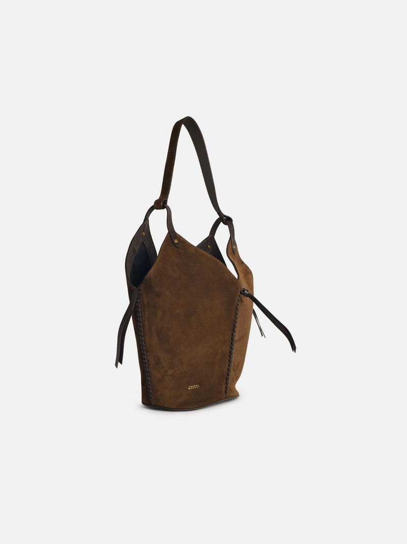 Isabel Marant 'TAMPA' BRONZE SUEDE BAG outlook