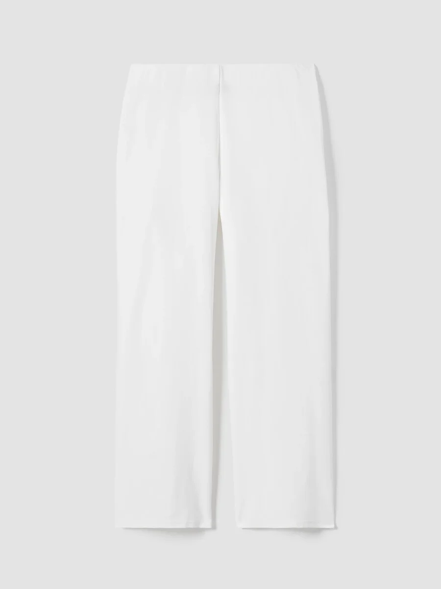 Washable Stretch Crepe Wide-Leg Pant - 1