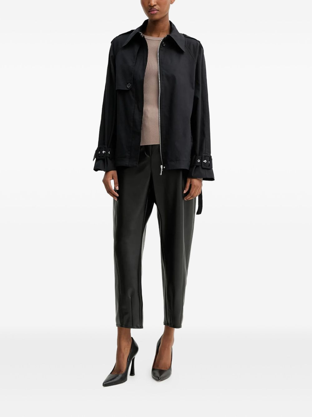 belted jacket - 2