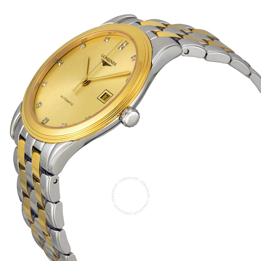 Longines Flagship Automatic Gold Dial Men's Watch L4.874.3.37.7 - 2