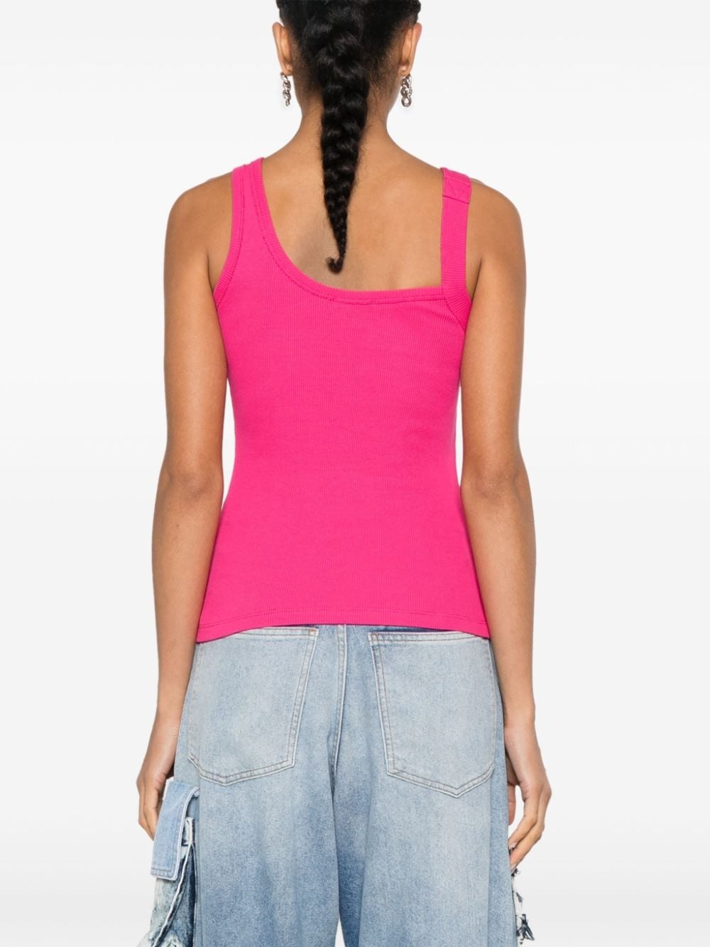 buckle-embellished tank top - 8