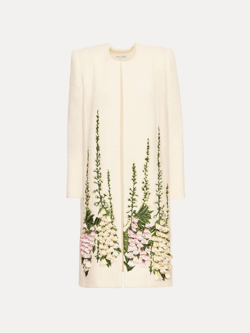 FOXGLOVE EMBROIDERED TWEED JACKET 1