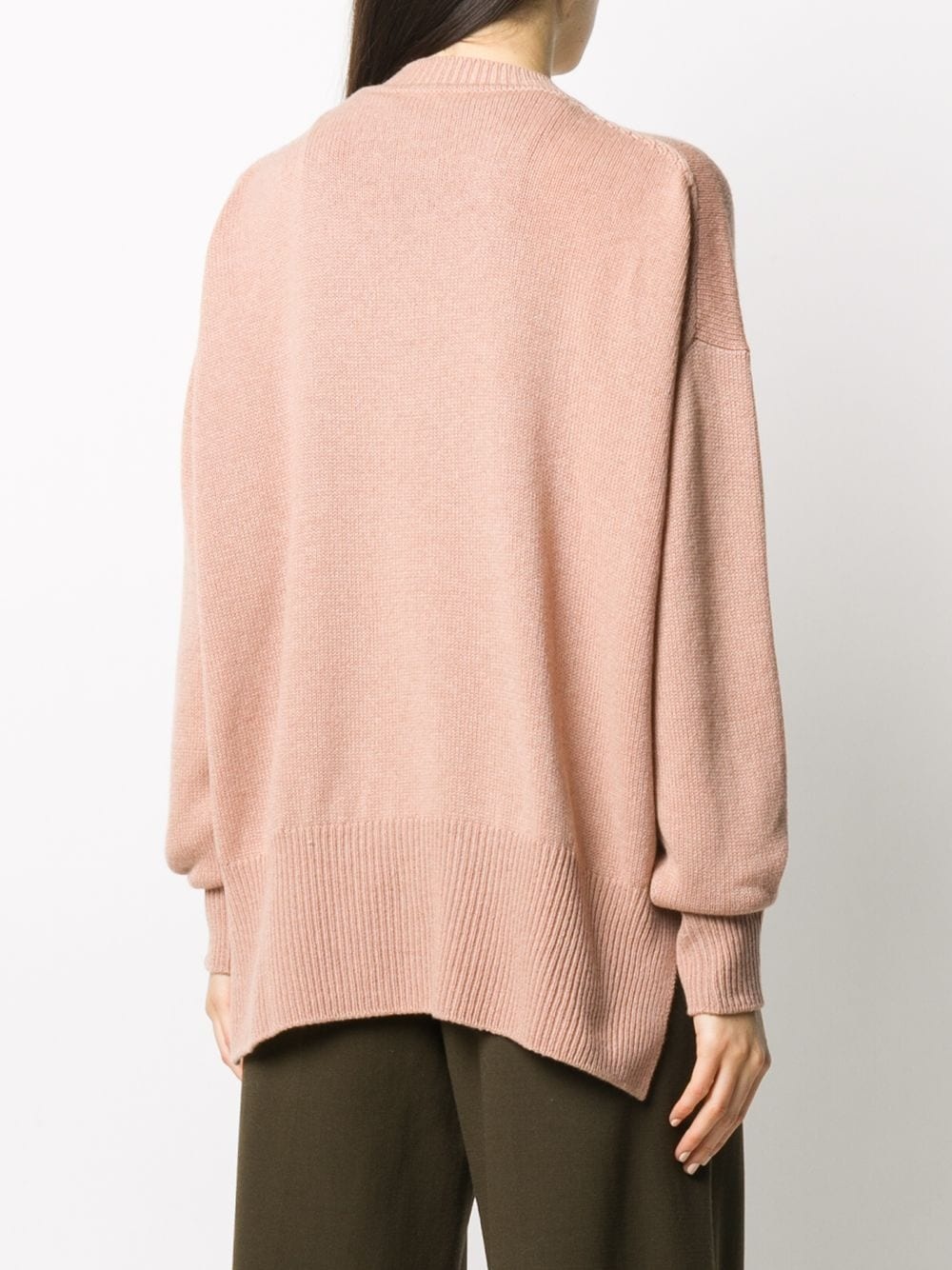 crew neck knitted jumper - 4