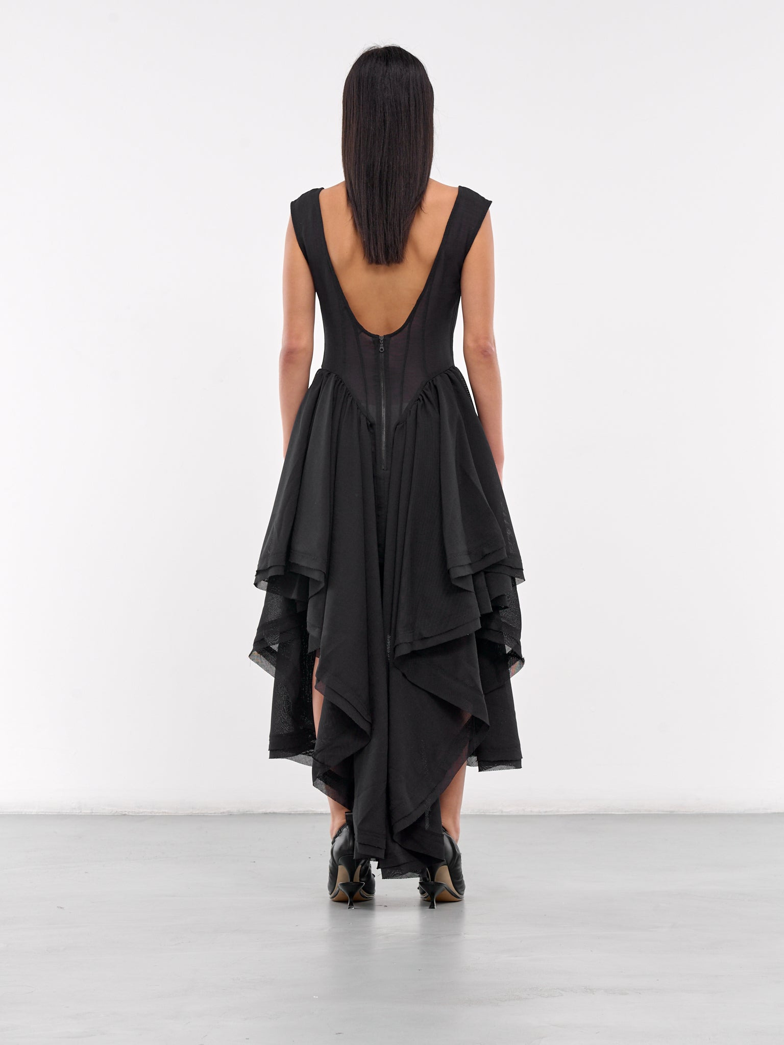 Ruffled Cocktail Dress - 3