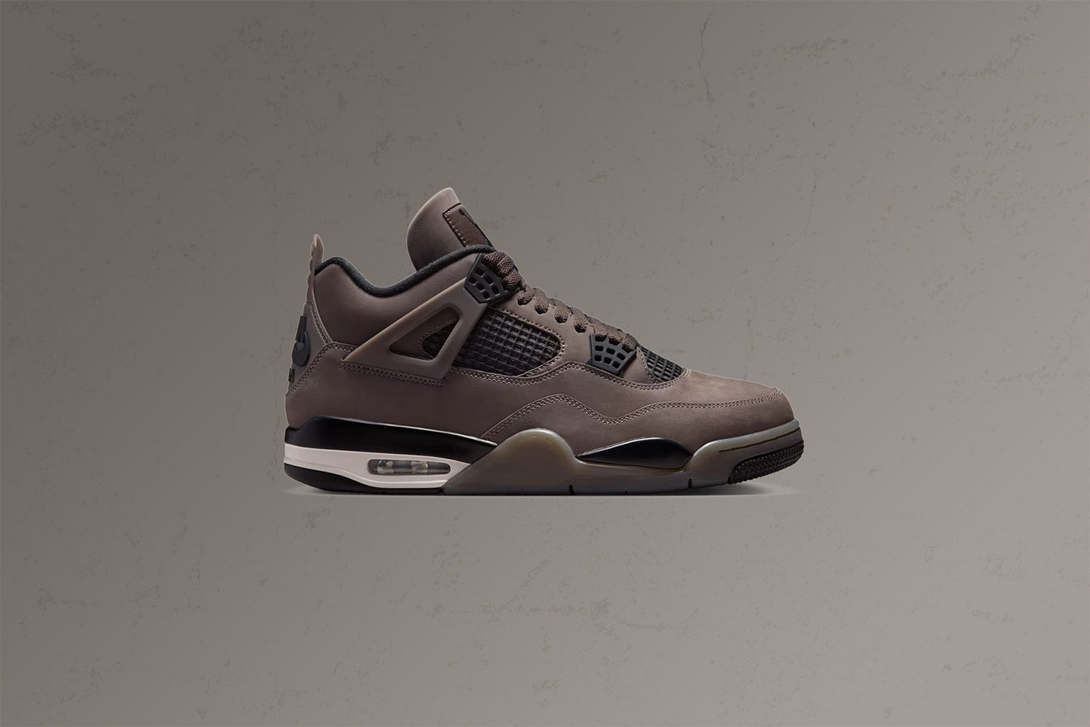 AIR JORDAN 4 RETRO 'CAVE STONE' - CAVE STONE/BLACK/PHANTOM - 5