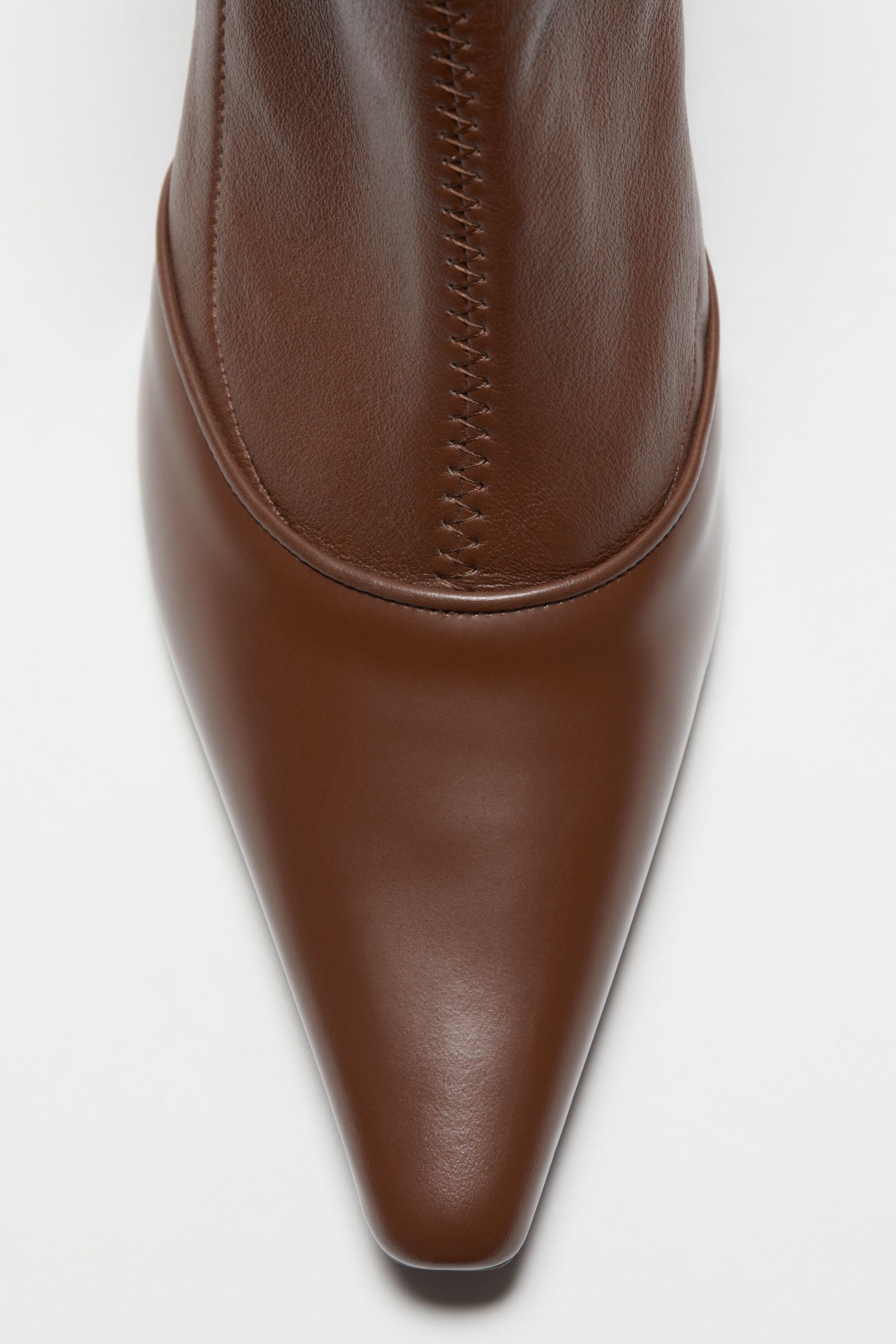Heeled ankle boots - Cognac brown - 5