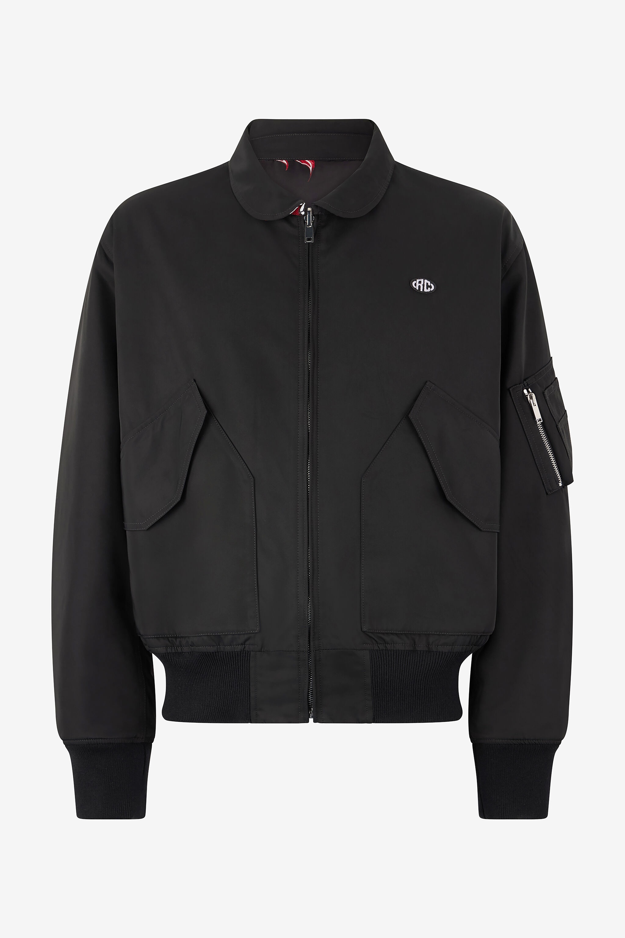 Reversible Bomber Jacket With Dragon - 3