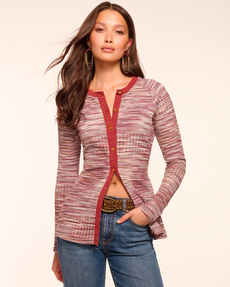 Eddie Space Dye Knit Cardigan 1