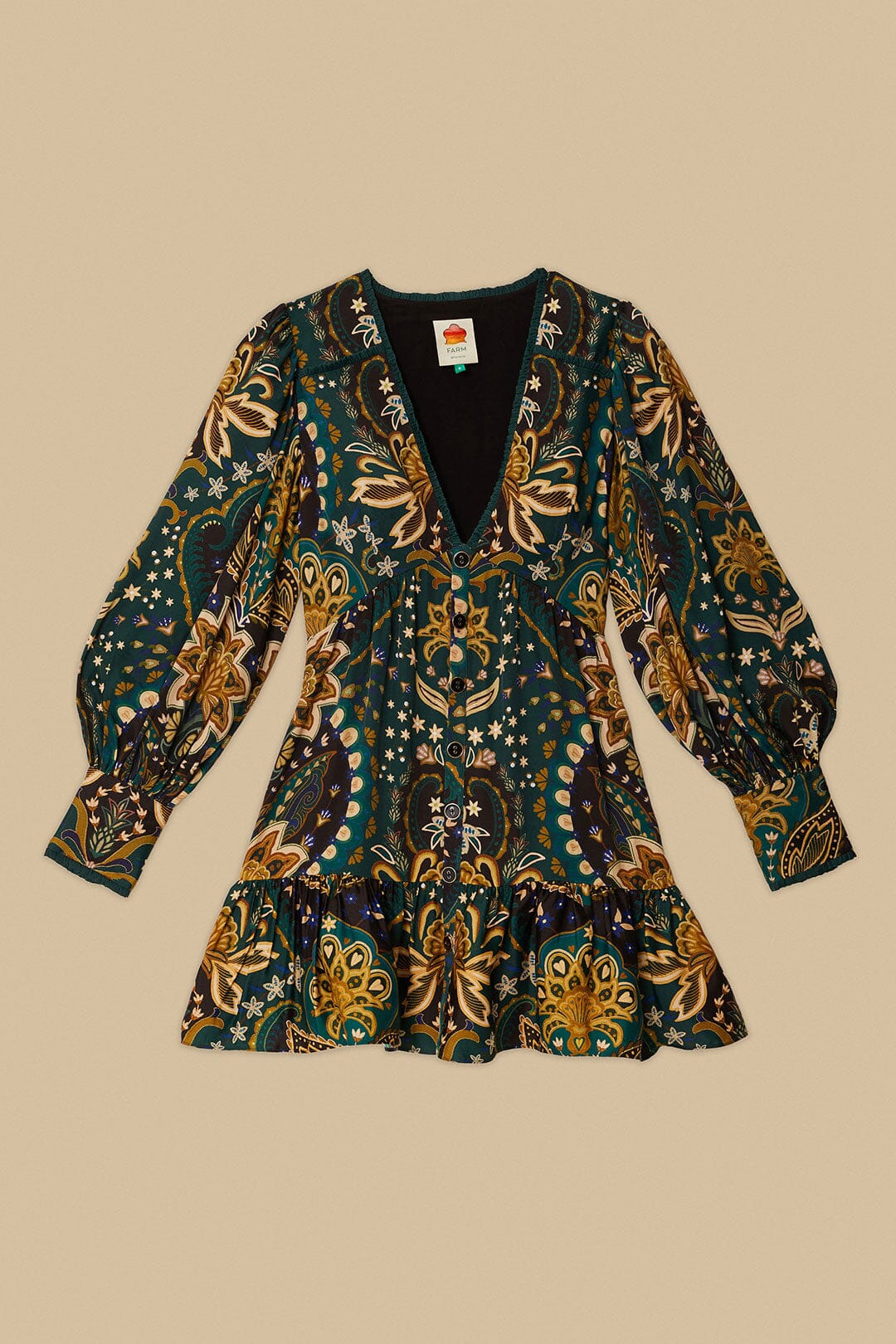 Black Jaipur Lenzing™ Ecovero™ Viscose Mini Dress - 4