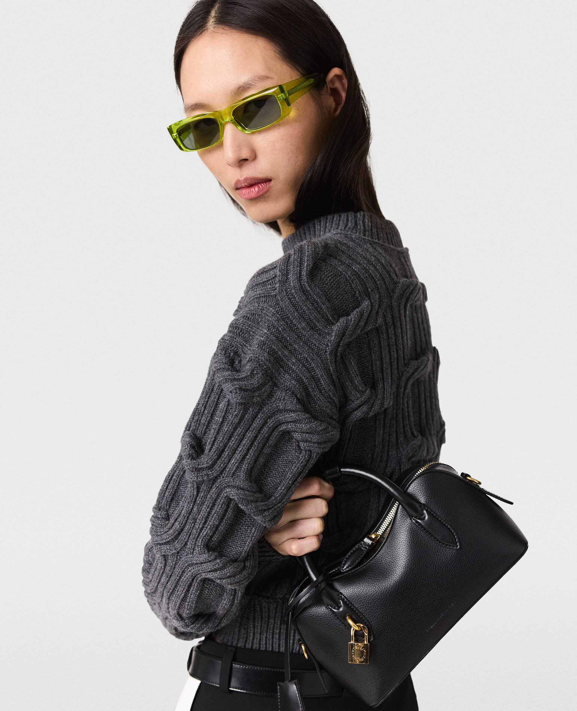 Falabella Cable-Knit Sweater - 3