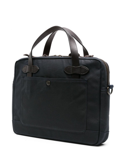 FILSON Tin Cloth Compact cotton briefcase outlook