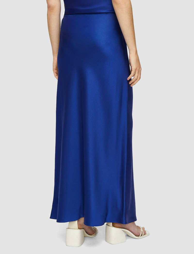 JOSEPH Isaak Long Silk Satin Skirt outlook