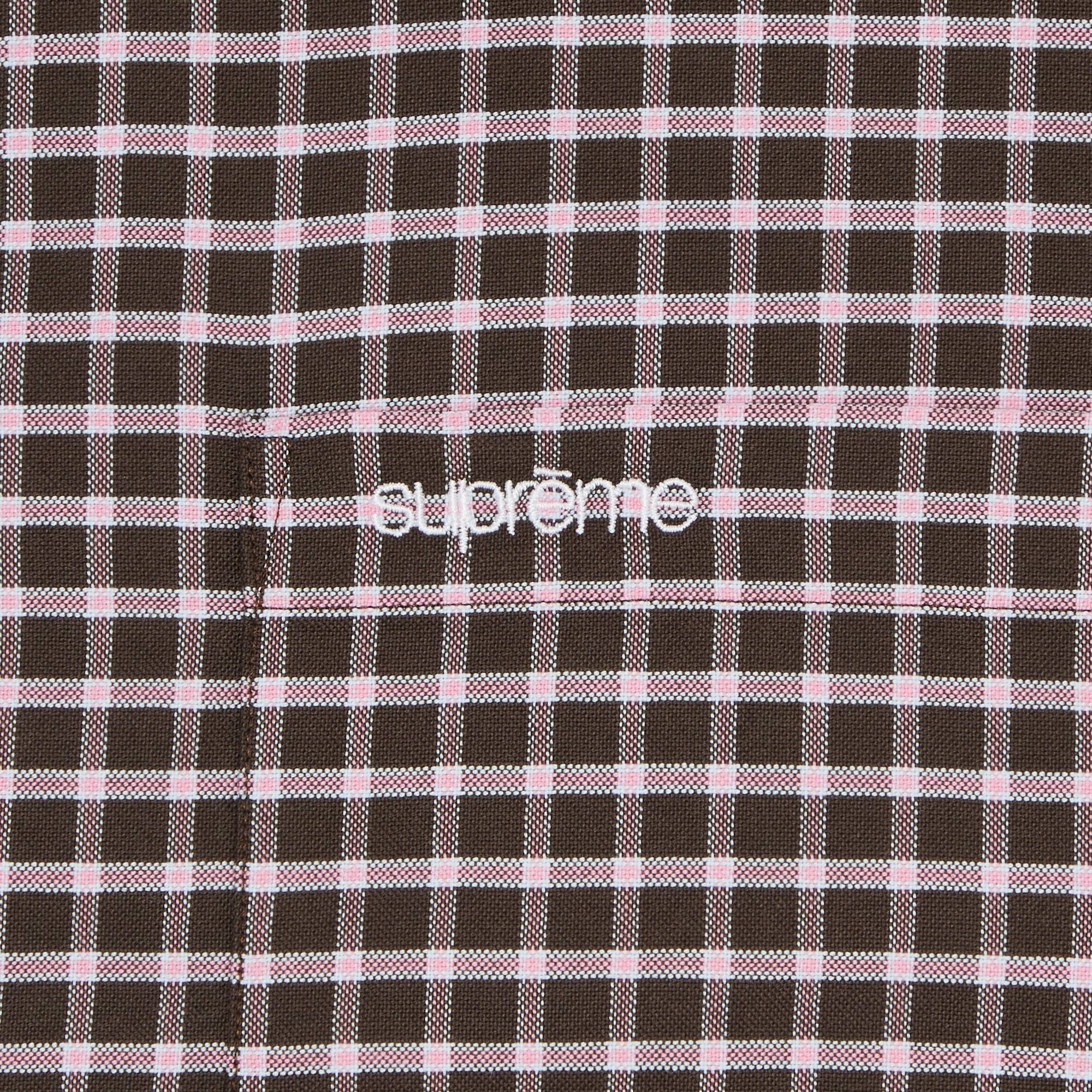 Supreme Loose Fit Oxford Shirt 'Brown Plaid' - 2