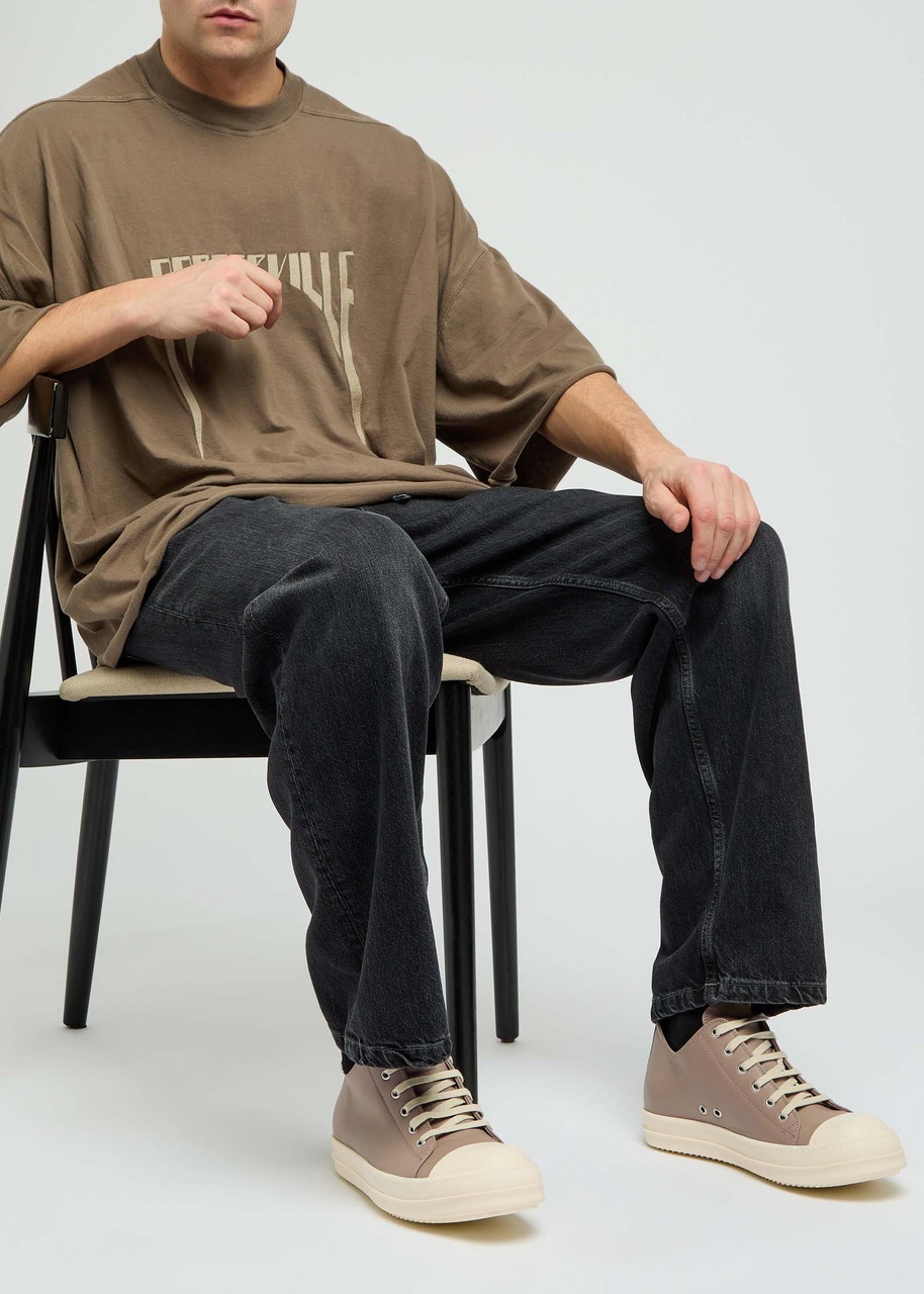 Rick Owens Hollywood Leather Sneakers - 5
