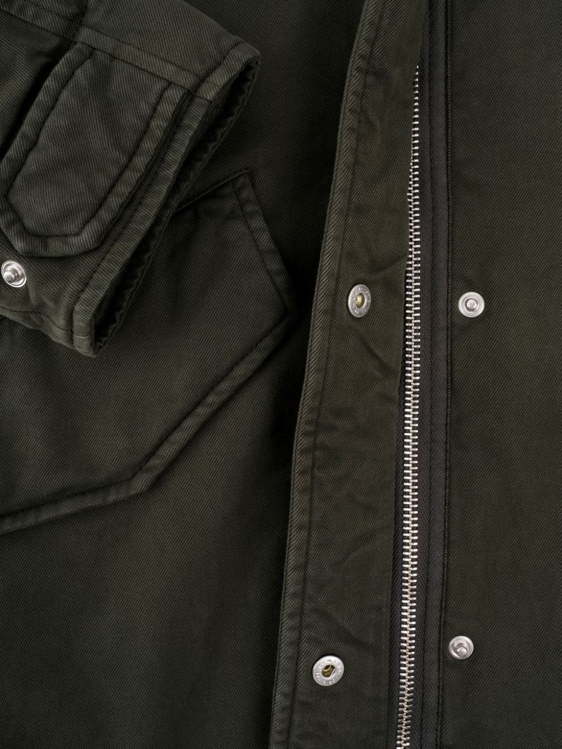 hooded gabardine coat 4