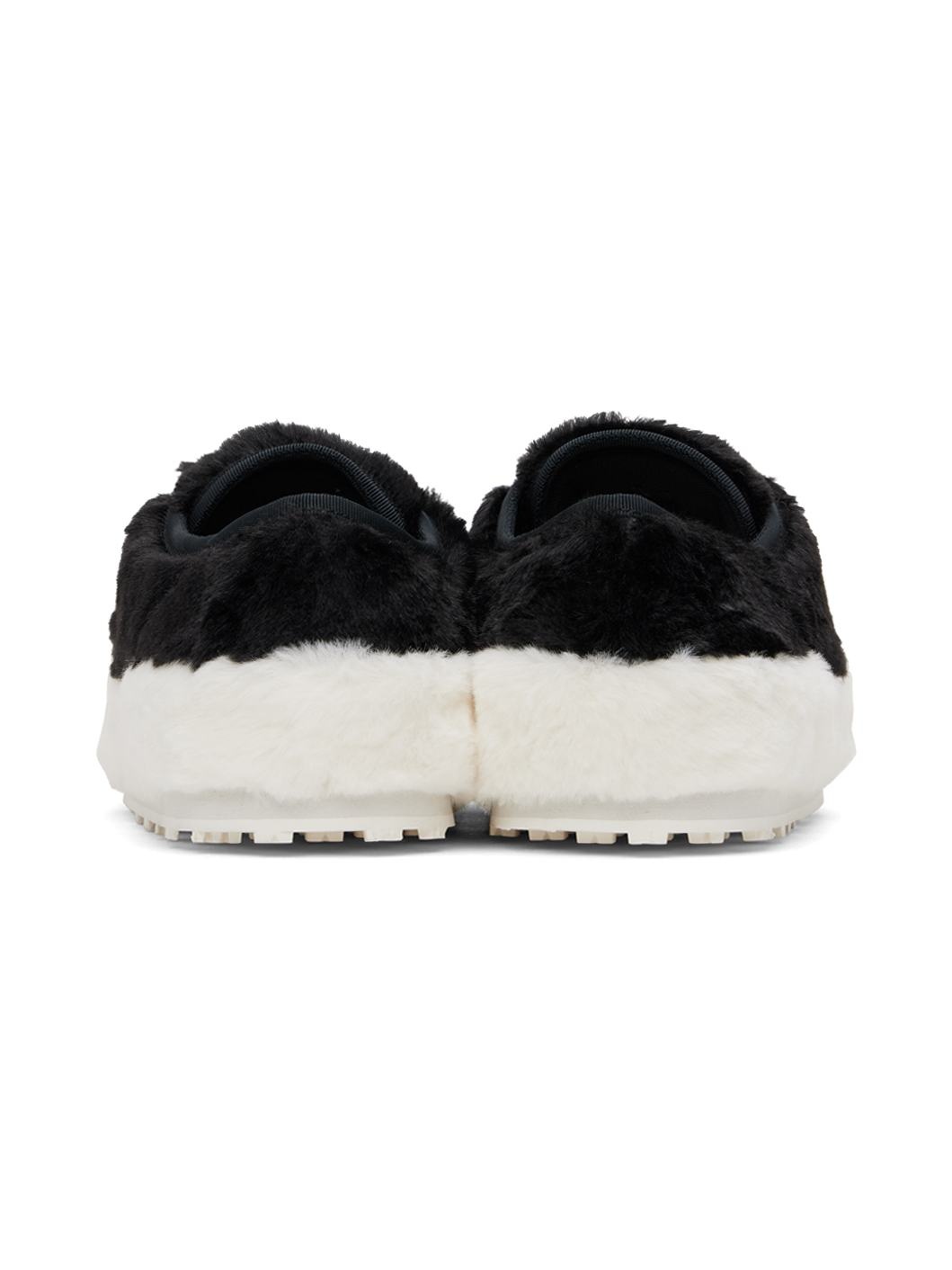 Black & White Teddy Tennis Sneakers - 2
