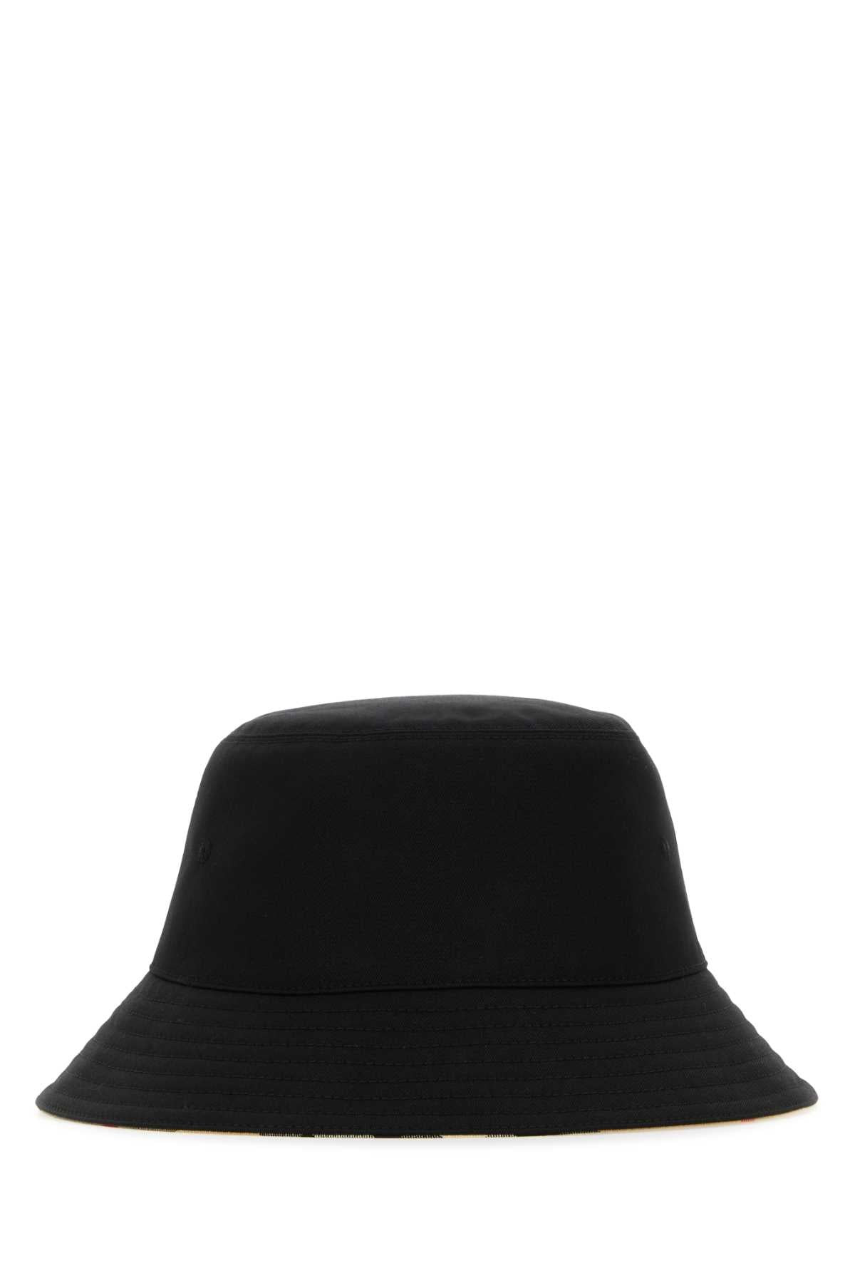 Burberry Women Black Polyester Blend Bucket Hat - 3