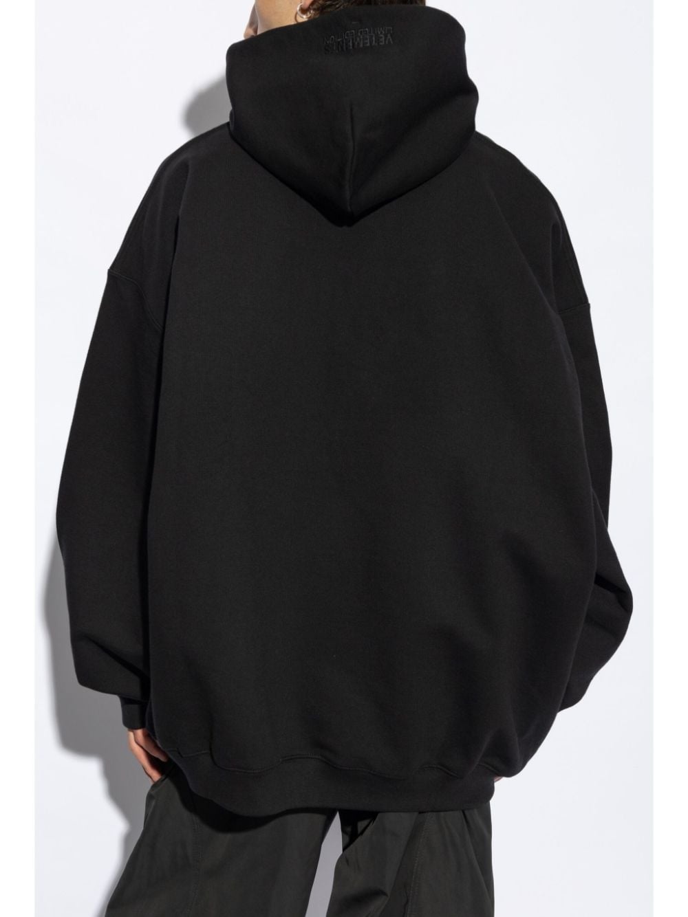 logo-embossed hoodie - 4