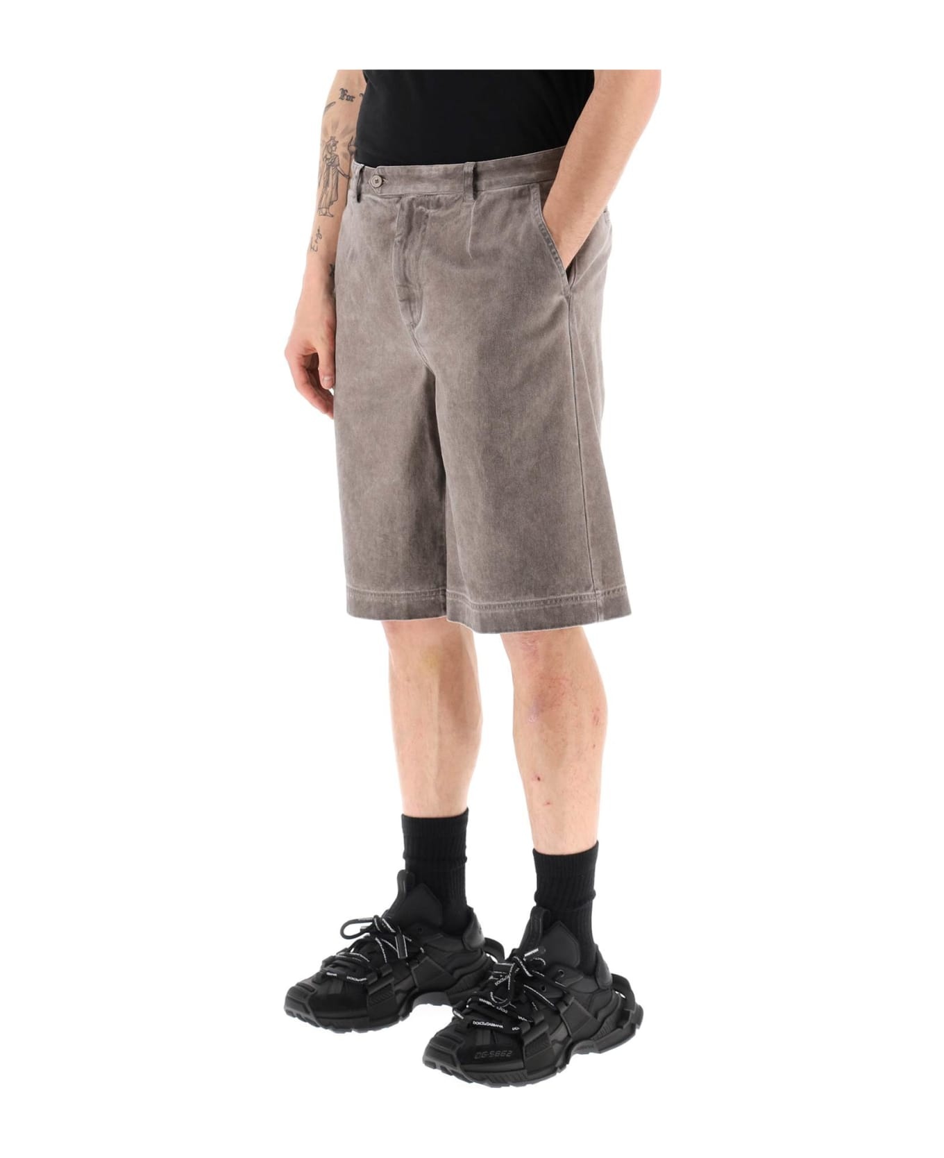 Cotton Bermuda Shorts - 4