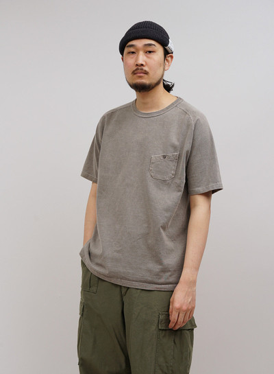 Nigel Cabourn 9.5oz Basic T-Shirt Pigment in Light Grey outlook