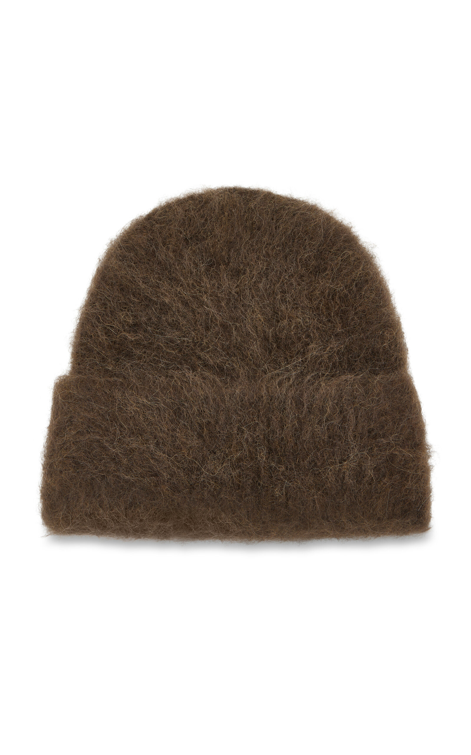 Alpaca-Blend Knit Beanie brown - 2
