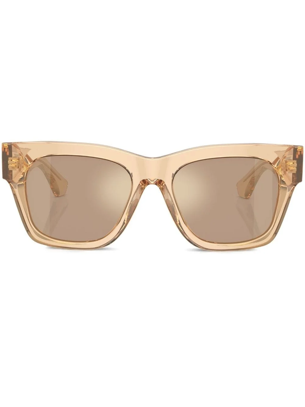 transparent wayfarer-frame sunglasses - 1