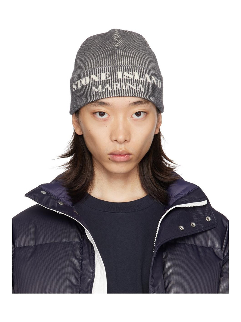 Gray 'Marina' Beanie 1