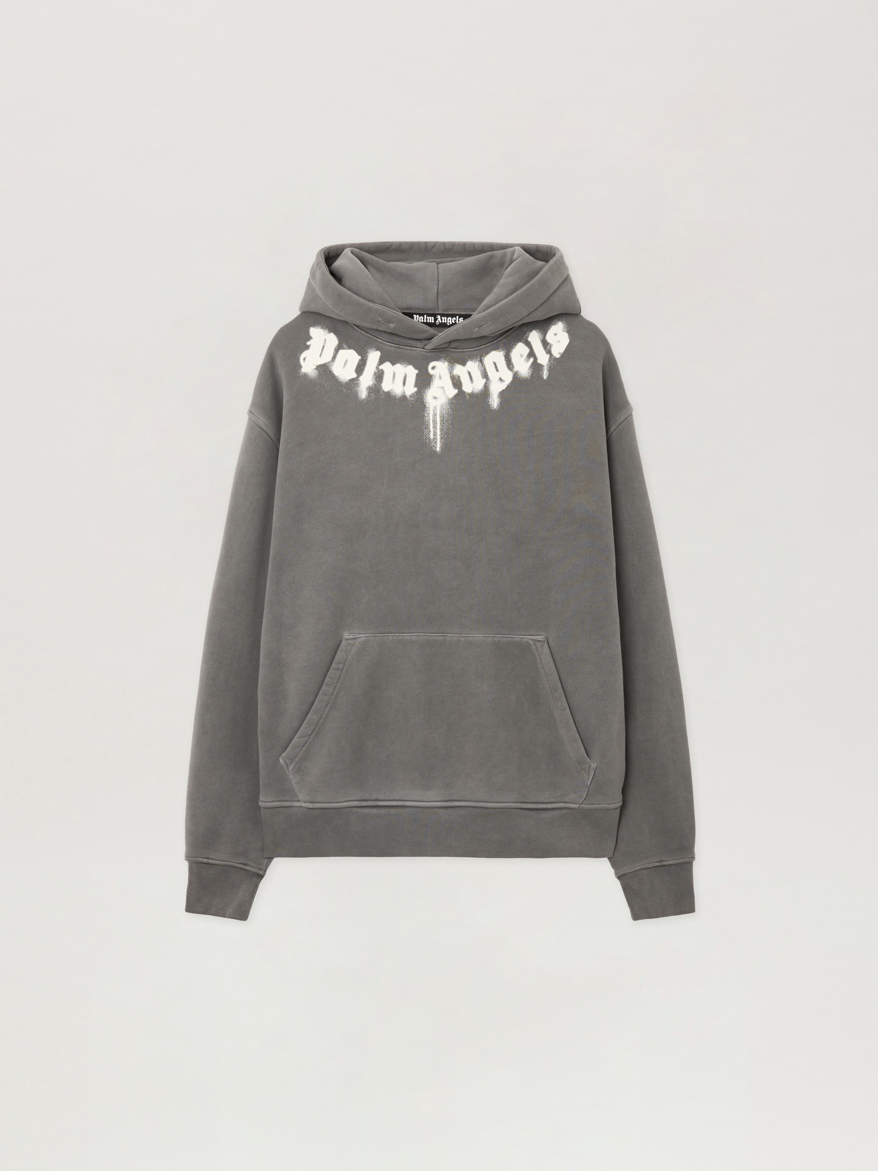 Neck Logo Regular Hoodie - 1