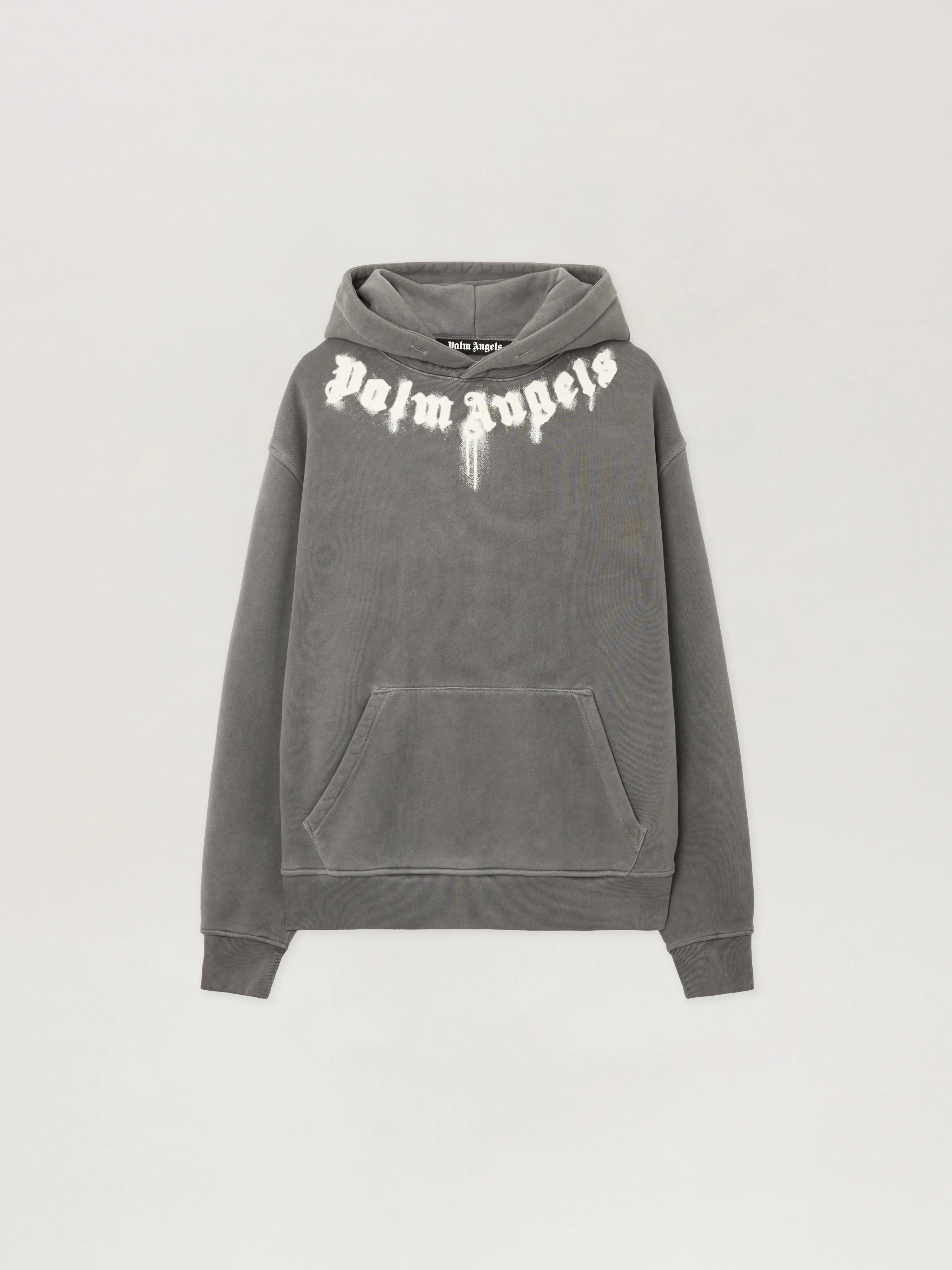 Neck Logo Regular Hoodie - 1