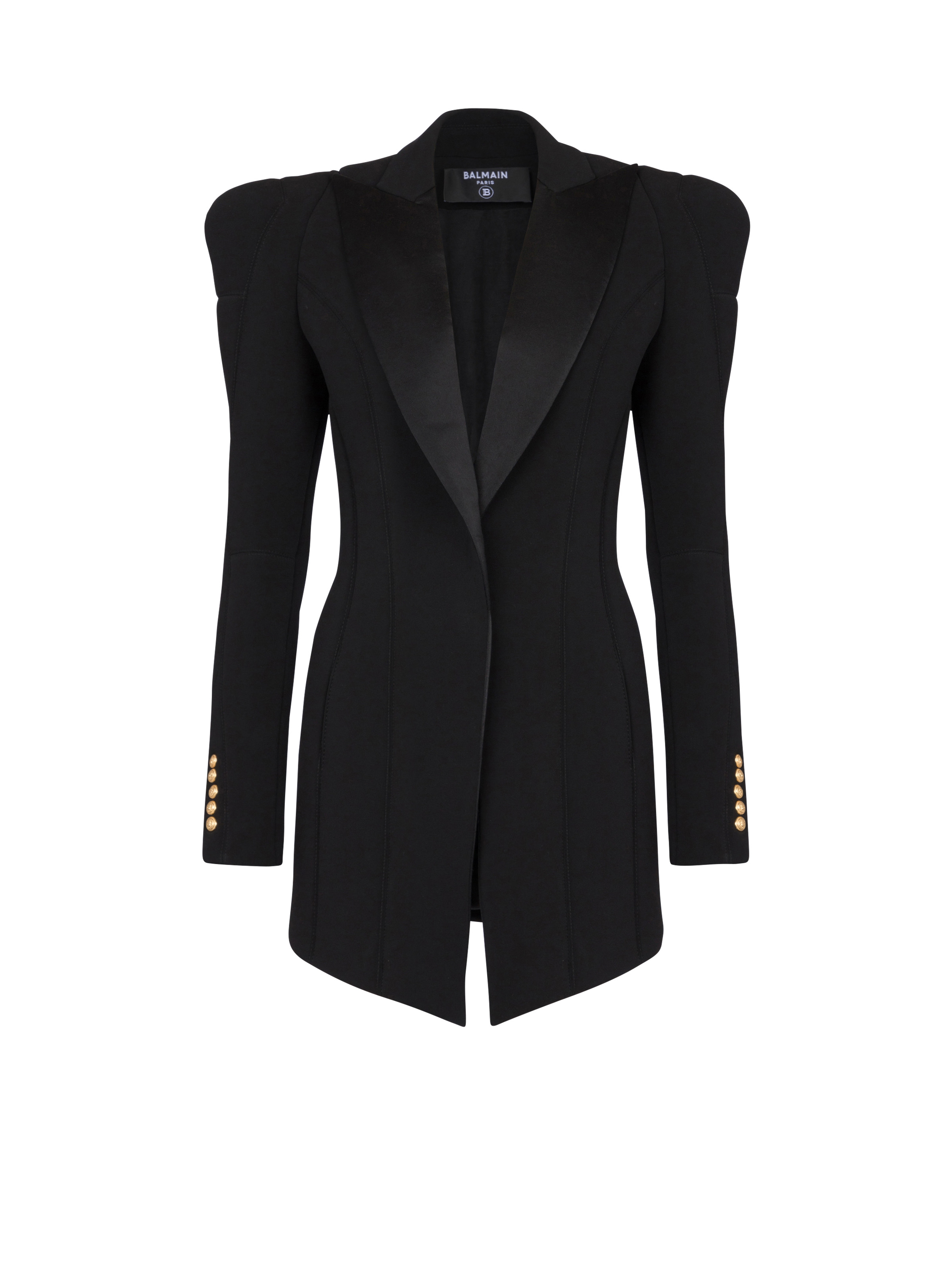Long wool blazer - 1
