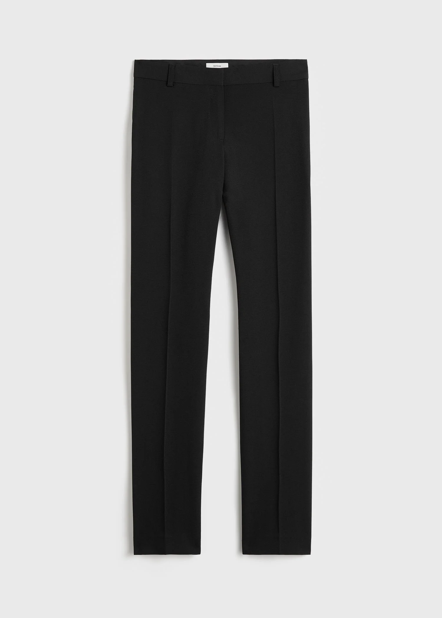 Low-waist slim evening trousers black - 1