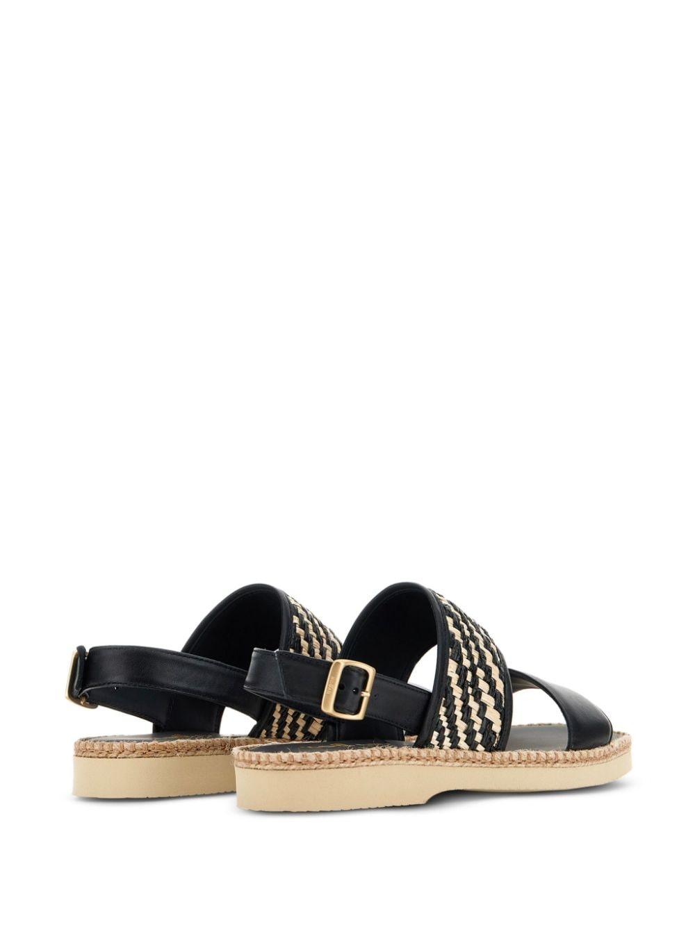 H660 woven leather sandals - 3